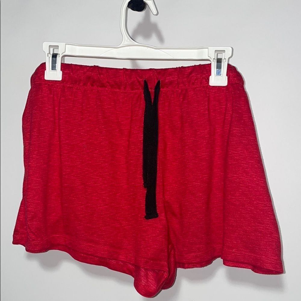 Secret Treasures Red Pajama Shorts Soft Elastic Waistband